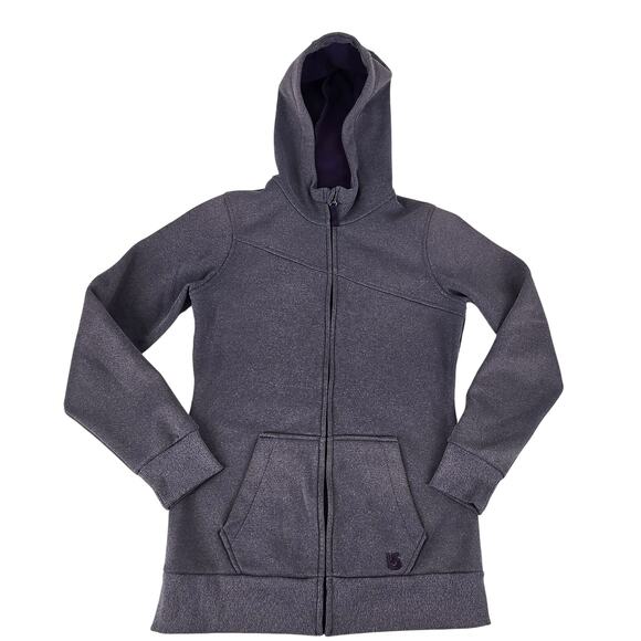 Burton Dryride Hoodie Sweater Womens Small Purple Full Zip Pockets Snowboard - Picture 1 of 7